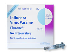 2017-2018 SANOFI PASTEUR FLUZONE FLU VACCINE PREBOOK