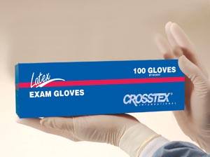 CROSSTEX AMBIDEXTROUS EXAM GLOVES - LATEX
