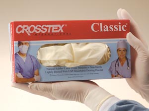 CROSSTEX CLASSIC GLOVES - LATEX