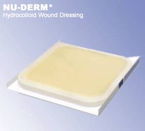 J&J NU-DERM HYDROCOLLOID WOUND DRESSING