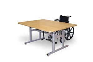 HAUSMANN CRANK HEIGHT HI-LO WORK TABLES