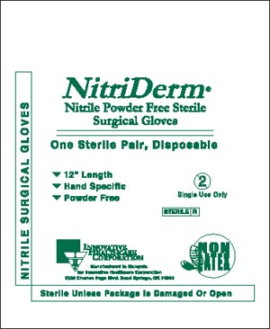 INNOVATIVE NITRIDERM STERILE POWDER-FREE GLOVES