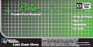 INNOVATIVE PULSE LATEX POWDER-FREE EXAM GLOVES
