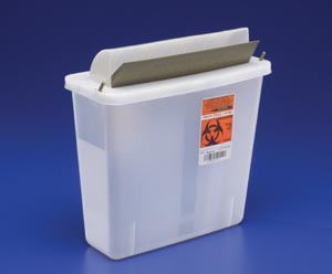 KENDALL IN-ROOM CONTAINERS WITH MAILBOX-STYLE LIDS