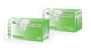 DYNAREX SAFE-TOUCH VINYL EXAM GLOVES