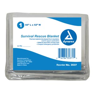 DYNAREX FOIL EMERGENCY RESCUE BLANKET