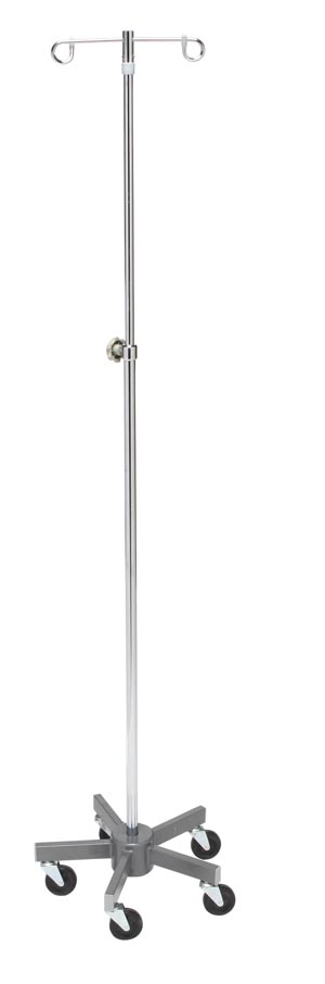 LAKESIDE I.V. STAND - FIVE LEG SPACE SAVER
