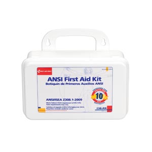 FIRST AID ONLY 10 PERSON ANSI Z308, 1-2003 COMPLIANT KITS