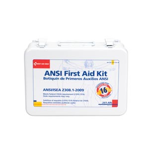 FIRST AID ONLY 16 UNIT (25 PERSON)  ANSI Z308, 1-2003 COMPLIANT KITS