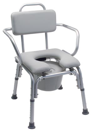 LUMEX PLATINUM COLLECTION DELUXE PADDED COMMODE BATH SEATS