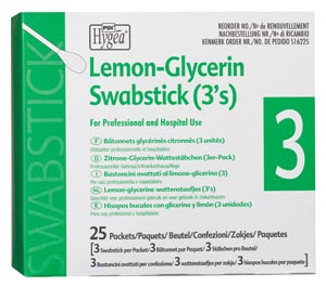 PDI LEMON-GLYCERINE SWABS