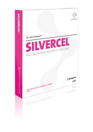 J&J MEDICAL SILVERCEL ANTIMICROBIAL ALGINATE DRESSING
