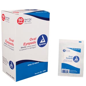 DYNAREX OVAL EYE PADS
