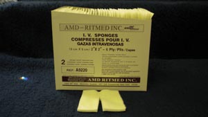 AMD-RITMED TRACH & IV NON-WOVEN DRESSING SPONGES