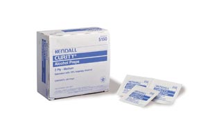 KENDALL CURITY ALCOHOL PREP PADS