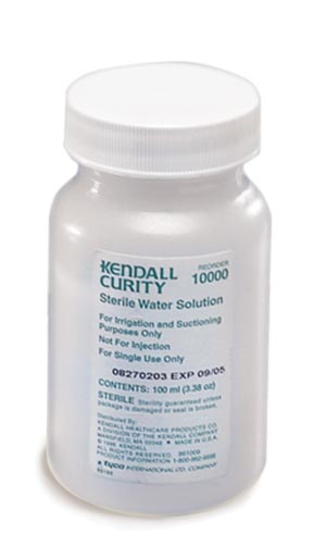 KENDALL STERILE IRRIGATING SOLUTIONS