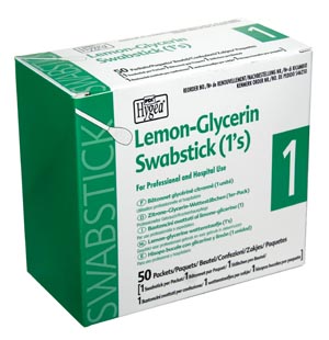 PDI LEMON-GLYCERINE SWABS