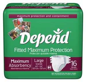 KIMBERLY-CLARK DEPENDS BRIEFS
