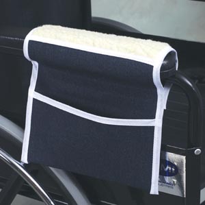 DMI WHEELCHAIR FLEECE ARMREST & POUCH