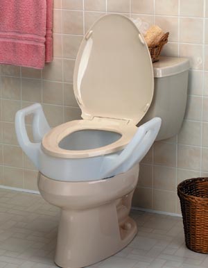DMI TOILET SEAT RISER WITH ARMS