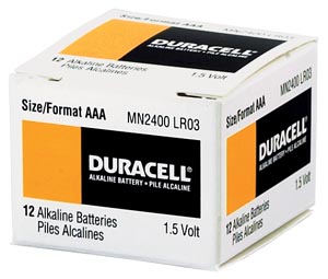 DURACELL COPPERTOP BATTERY